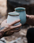 enamel tumbler set