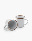 enamel espresso cup set