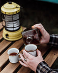 enamel espresso cup set