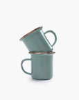 enamel espresso cup set