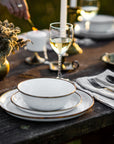Enamel Dining Set - 16pc