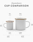 enamel cup set, enamel espresso cup set